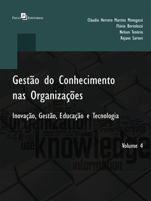 cover image of Gestão do conhecimento nas organizações
